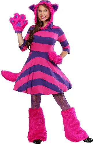 Vista 2 de Disfraz de gato de Cheshire para mujer