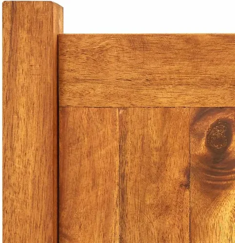 Vista 4 de vidaXL - Cama elevada para jardín, madera de acacia, 29.9 x 10.9 x 9.8 pulgadas