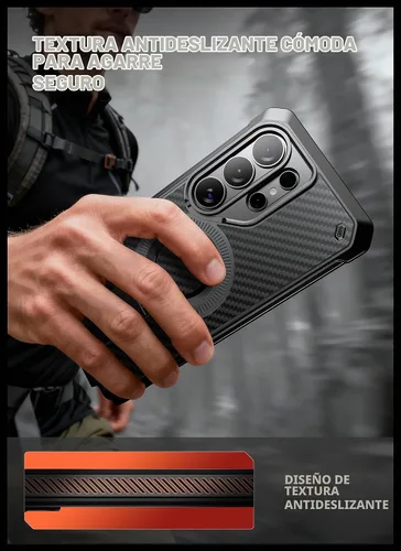 Vista 8 de SUPCASE Funda para Samsung Galaxy S26 Ultra con soporte incorporado