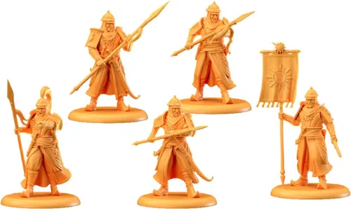 Vista 3 de CMON A Song of Ice & Fire - Juego de iniciación en miniatura de mesa de casa Martell – Lead The Resilient House Martell! Juego de estrategia
