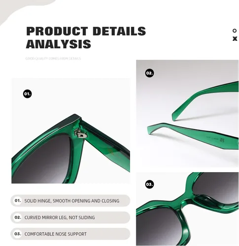 Vista 18 de Gafas de sol retro para mujer y hombre, cuadradas, modernas, modernas, modernas, con protección UV, parasol