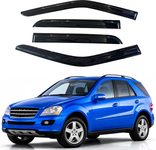 Vista 141 de Visera de ventana IG para Ford Focus Sedán y Hatchback 2012-2018, Protector de ventana lateral para lluvia y viento estilo Mugen, extra duradero