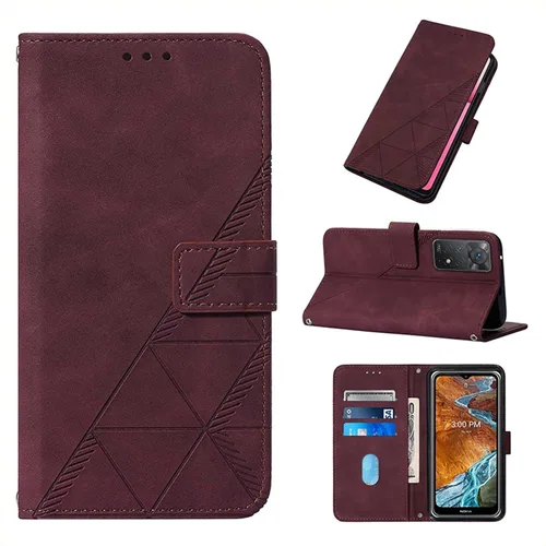 Vista 11 de LEMAXELERS Funda tipo cartera para Redmi Note 11 Pro, Redmi Note 11 Pro con tapa magnética de piel sintética con tarjetero y función atril, funda