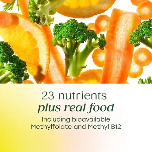 Vista 5 de MegaFood Multivitamínico avanzado para mujeres - Formulado por médicos con hierro, colina, vitamina D, vitamina C y zinc - Salud cerebral - Apoyo