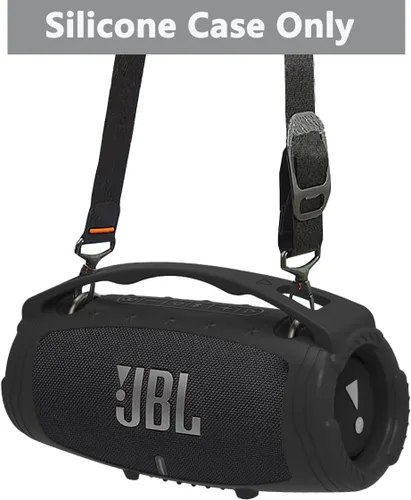 Vista 2 de JCHPINE Funda de silicona para altavoz Bluetooth portátil JBL Xtreme 3, soporte protector para JBL Xtreme 3, accesorios de altavoz Bluetooth Negro