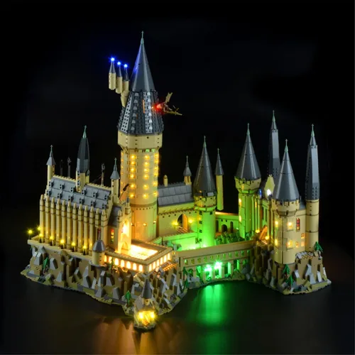 Vista 5 de Kit de luz LED Geament compatible con Lego Castillo de Hogwarts - Juego de iluminación para el modelo de construcción 71043