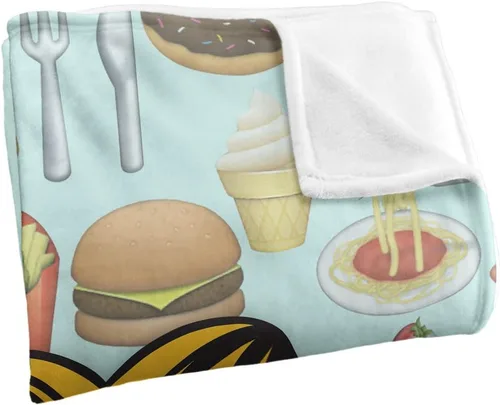 Vista 3 de Garfield - Manta de 36 x 58 pulgadas, comida para gatos sedosa al tacto súper suave