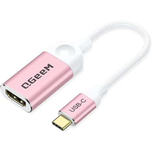 Vista 11 de QGeeM - Adaptador USB C a HDMI, cable adaptador 4K USB tipo C a HDMI [compatible con Thunderbolt 3/4], adaptador HDMI para portátil MacBook Pro/Air