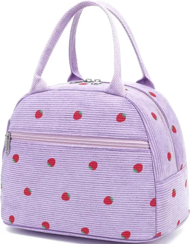 Vista 13 de GYEUKHAM - Bolsa de almuerzo para mujeres, fiambrera para hombres adultos y niños niñas, pequeña y linda, con gran capacidad, bolsa de almuerzo