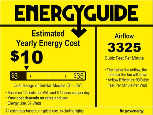 Vista 9 de Parrot Uncle Ventiladores de techo de 52 pulgadas con luces y control remoto, ventilador de techo dorado con luz de perfil bajo para dormitorio, LED