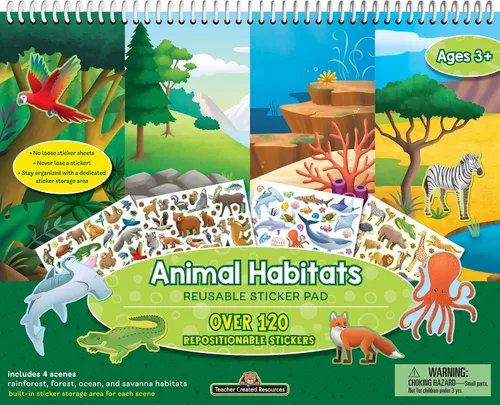 Vista 7 de Teacher Created Resources Láminas de Pegatinas Reutilizables Aventuras Increíbles
