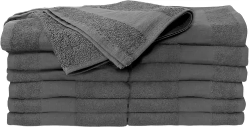 Vista 16 de ForPro Professional Collection Toallas prémium Bleach Tough para salón, color negro, 100% algodón, a prueba de blanqueador, resistentes a