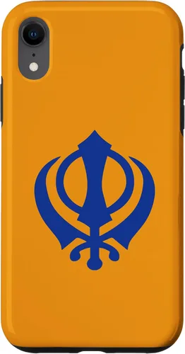 Vista 25 de Khanda Sikh Symbol Chakkar Kirpans Chakra Sikhism - Carcasa para iPhone 17