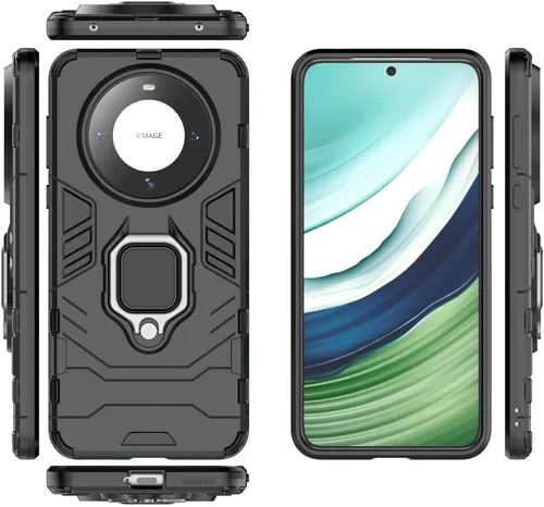 Vista 12 de Funda compatible con OnePlus Ace 2 Pro, soporte magnético para automóvil compatible con OnePlus Ace 2 Pro 5G, color negro