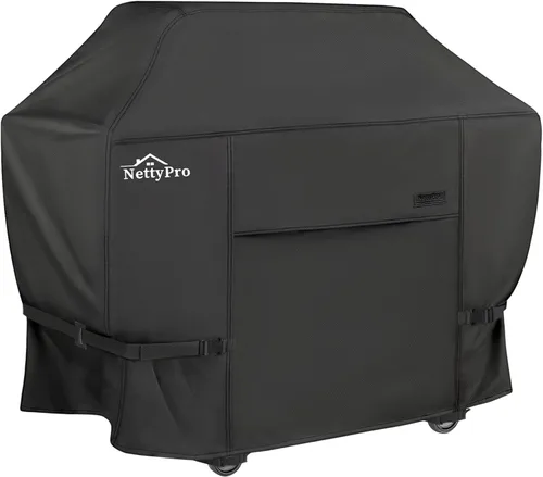 Vista 11 de NettyPro Cubierta para Plancha Blackstone de 28 pulgadas Impermeable Resistente 2 Quemadores Plancha Plana Cubierta para Parrilla de Gas de 28