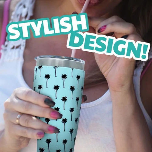 Vista 5 de Funda de silicona para vasos, compatible con vasos Yeti, RTIC, Ozark Trail, Magellan y más. Fundas aisladas personalizadas para enfriar latas