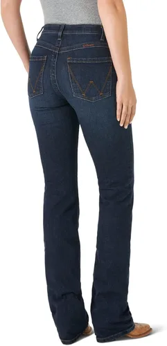 Vista 3 de Wrangler Womens Willow Mid Rise Performance Waist Boot Cut Ultimate Riding Jeans