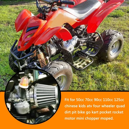 Vista 2 de HOLATO Kit de Carburador PZ19 Carb Filtro de Aire Línea de Combustible para 50cc 70cc 90cc 110cc 125cc Tao Tao GK110 Baja SSR Apollo Coolster Chino