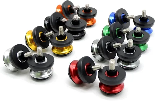 Vista 5 de Carretes de basculante para motocicleta, tornillos deslizantes para Kawasaki VERSYS 1000 Z800 Z 1000SX Z800 Z 1000SX Z250 Anticaída Marco Negro