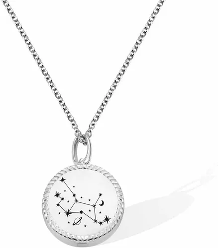 Vista 10 de Collar personalizado con medallón de fotos de 12 constelaciones que sostiene imágenes, joyería de plata esterlina, regalos para mujeres y niñas