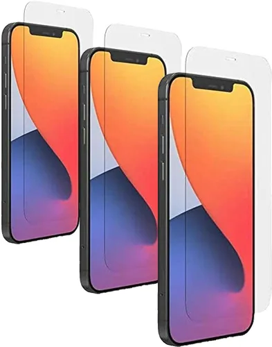 Vista 2 de ZAGG InvisibleShield GlassFusion+ con protector de pantalla D3O - Hecho para Apple iPhone 12 y iPhone 12 Pro - Compatible con fundas, transparente