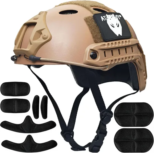 Vista 9 de ATAIRSOFT Casco táctico rápido para paintball y airsoft tipo PJ Od