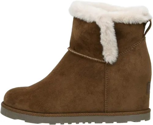 Vista 2 de Dunes Kleecey - Botas de cuña ocultas para mujer + espuma viscoelástica y anchos disponibles, Negro