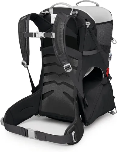 Vista 7 de Osprey Poco SLT Lightweight Child Carrier Backpack - Slimmed-Down Hiking Carrier for Toddlers with Safety Harness, Sunshade, and Ventilated