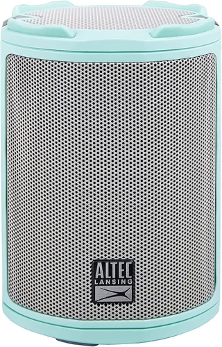 Vista 10 de Altec Lansing - Altavoz Bluetooth inalámbrico HydraMotion con sonido de 360 grados, impermeable IP67 portátil para exteriores, a prueba de golpes, a