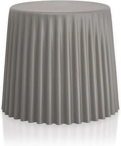 Vista 10 de 2xhome Juego de 2 taburetes apilables modernos Mesa auxiliar versátil moldeada de plástico, otomana, sillas Resistente a la intemperie para uso