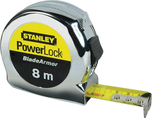 Vista 6 de Stanley 33-231 Regla de cinta Powerlock resistente de 9.8 ft x 1/2 pulgada con caja de metal
