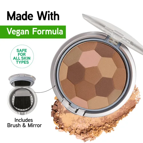 Vista 3 de Physicians Formula Bronceador multicolor de paleta de polvo, probado por dermatólogos, clínicamente probado