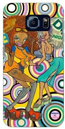 Vista 48 de MSOJ1C-ABWH-151-M827 Cute Dancers, Circle and Yellow Back Design by Artwork/for Xperia J1 Compact D5788/MVNO Smartphone (SIM Free Device)