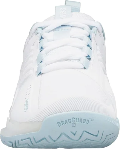 Vista 4 de K-Swiss Ultrashot 3 - Tenis para mujer, Aleaciónblanco brillanteturquesa