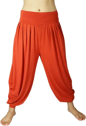 Vista 10 de Lovely Creations Pantalones holgados con cintura elástica y harem Aladdin para mujer