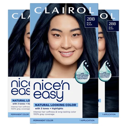 Vista 64 de Clairol Nice'n Easy Tinte Permanente para el Cabello, 11 Rubio Ultra Claro, Paquete de 3