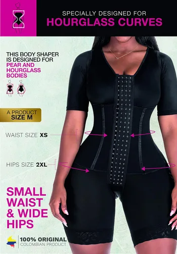 Vista 4 de BLING SHAPERS 938 Fajas Colombianas Postoperatorias BBL - Fajas moldeadoras de media pierna para mujer