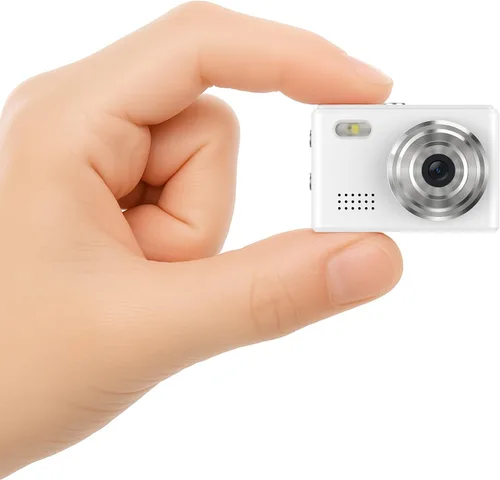 Vista 11 de Mini cámara digital, 1080P HD minúscula cámara retro llavero con tarjeta de 32 GB, pantalla de 0.96 pulgadas y adaptador OTG, cámara de bolsillo