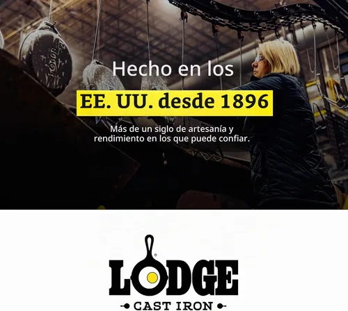 Vista 7 de Freidora Lodge con tapa para pollo, 3 cuartos de galón, Negro