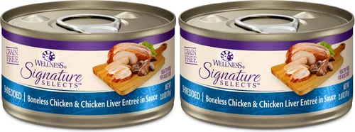 Vista 22 de Wellness CORE Signature Selects - Alimento húmedo enlatado grueso para gatos adultos, natural, rico en proteínas, sin granos, receta de carne de res