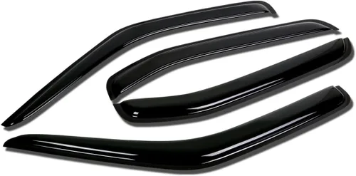 Vista 11 de Auto Dynasty 4 unidades de cinta en la visera de ventilación de ventana, deflector, protector de lluvia compatible con Nissan Maxima 2004-2008