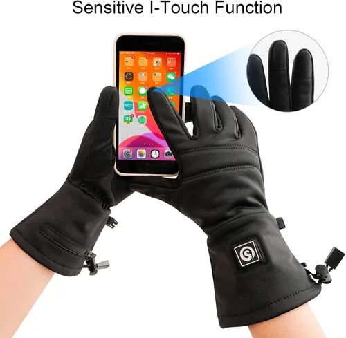 Vista 3 de day wolf Heated Glove Liners Electric Gloves for Men Women Rechargeable Battery Hand Warmer for Winter Sports Snow Biking Riding Skiing Cycling