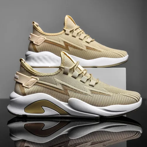 Vista 7 de USYFAKGH Zapatos deportivos para correr para hombre, informales, transpirables, para caminar, deportes, gimnasio, tenis, zapatos cómodos y ligeros