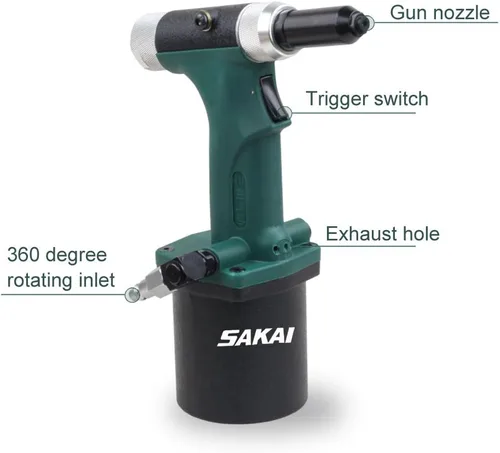 Vista 3 de SAKAI Sanhe - Remachadora hidráulica neumática S50