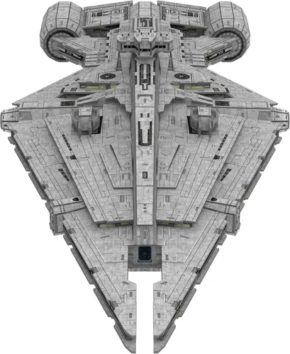 Vista 4 de 4D Cityscape Kits de modelo de papel 3D de Star Wars (Imperial Light Cruiser)