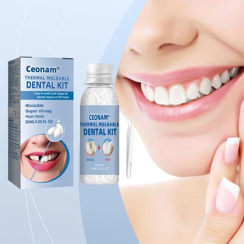 Vista 7 de Kit de reparación de dientes, kit de reemplazo de dientes para restauración temporal de dientes perdidos y rotos, cuentas de ajuste térmico