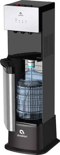 Vista 5 de Avalon Base dispensadora de enfriador de agua, extensor de altura de pedestal para modelos de carga inferior y sin botella, BASE-BLK