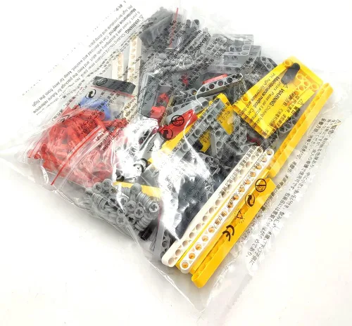 Vista 6 de dspitwod Piezas Técnicas Vigas Ejes Conectores Ladrillos Juegos - 420 Piezas, Vigas de Brazos de Elevación Marco para Juguetes de Bloques