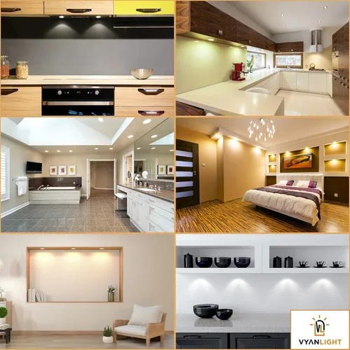 Vista 6 de VYANLIGHT Luces de disco recargables con 2 controles remotos, iluminación LED de disco de 16 colores intercambiables, funciona con pilas, regulables