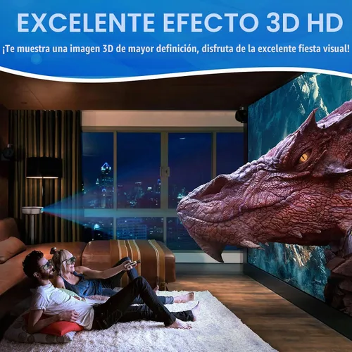Vista 3 de Gafas 3D, gafas recargables con obturador activo para proyectores DLP-Link 3D Cocar Toumei